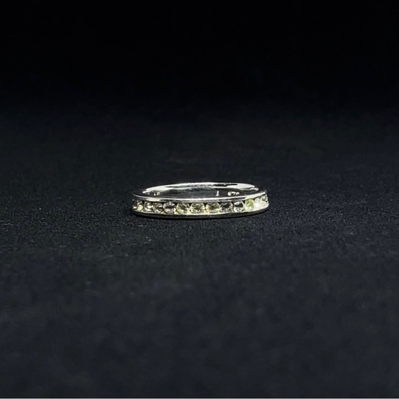 STERLING SILVER RING WITH STONES - Picture 4 of 4